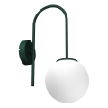 Væglampe CAMBRIDGE 1xE14/15W/230V grøn