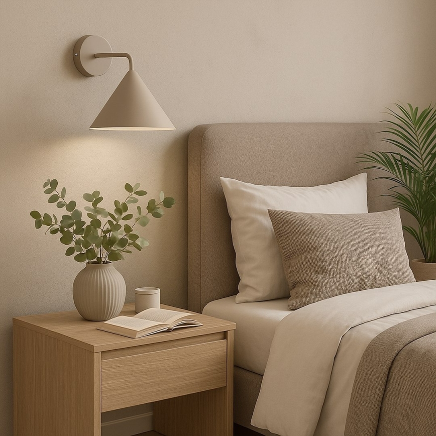 Væglampe CAPITAL 1xGX53/15W/230V beige