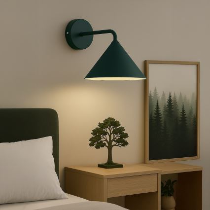 Væglampe CAPITAL 1xGX53/15W/230V grøn