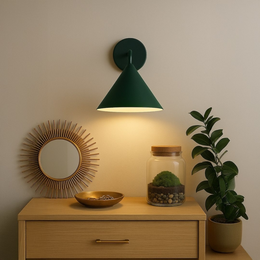 Væglampe CAPITAL 1xGX53/15W/230V grøn