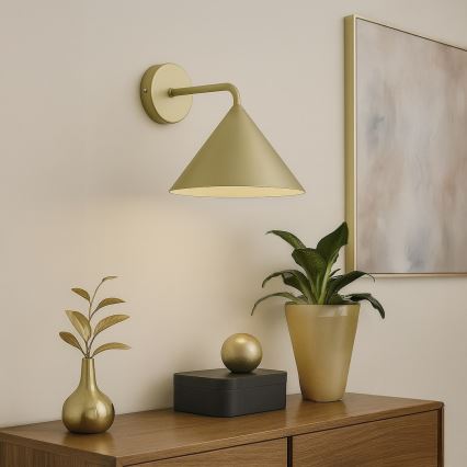 Væglampe CAPITAL 1xGX53/15W/230V guldfarvet