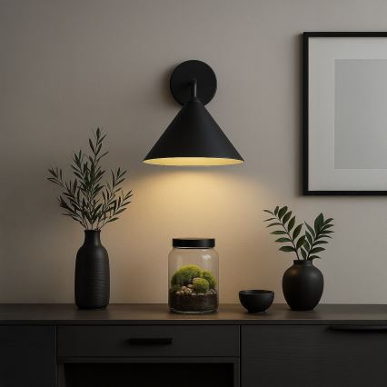 Væglampe CAPITAL 1xGX53/15W/230V sort