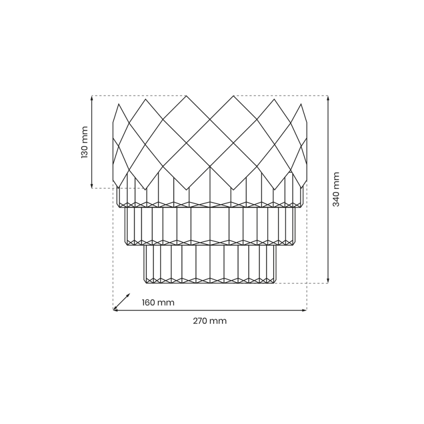 Væglampe CARISMA 2xE14/40W/230V guldfarvet
