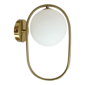 Væglampe CORDEL 1xG9/28W/230V guldfarvet