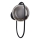Væglampe CORDEL 1xG9/28W/230V sort/røget sort