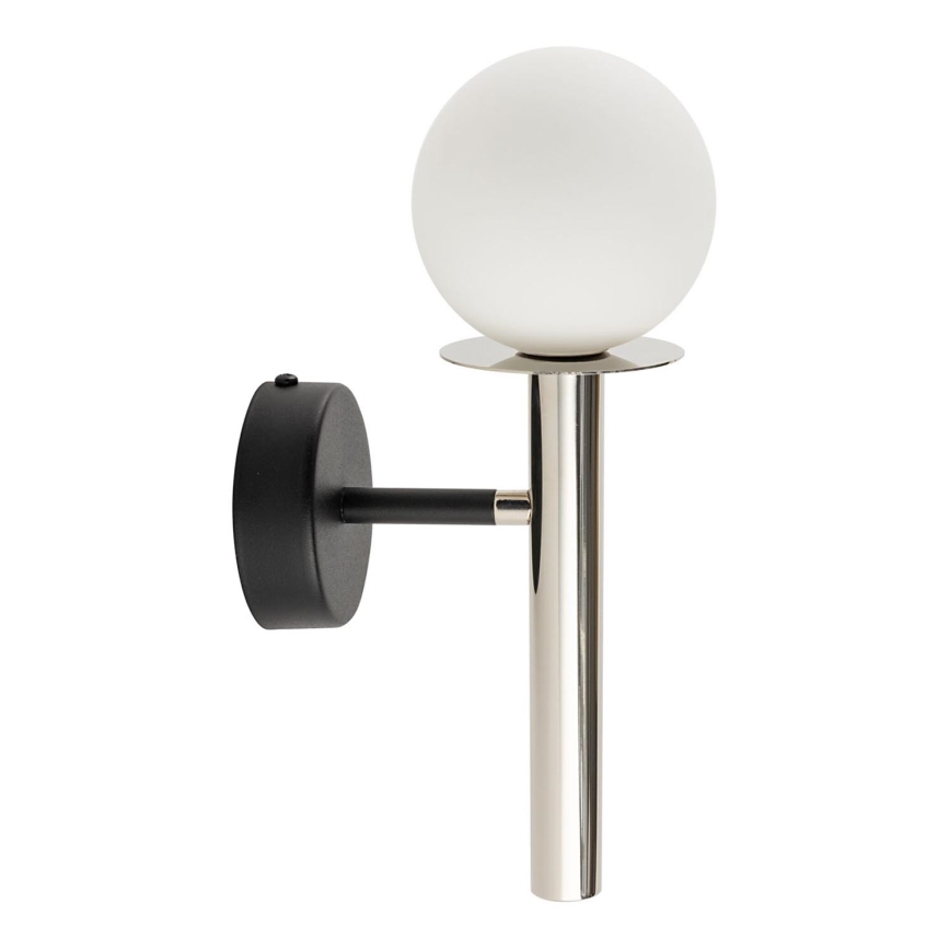 Væglampe DAISY 1xG9/12W/230V skinnende krom/sort/hvid