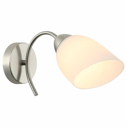 Væglampe DONNA 1xE27/60W/230V nikkel