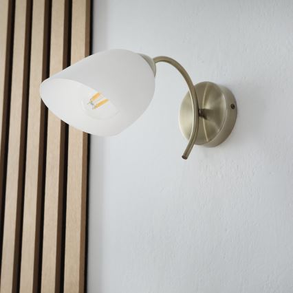 Væglampe DONNA 1xE27/60W/230V patina