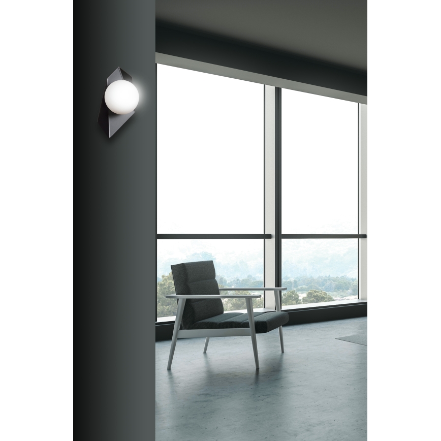 Væglampe DRIFTON 1xE14/10W/230V sort