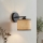 Væglampe ECO 1xE27/15W/230V beige/rattan