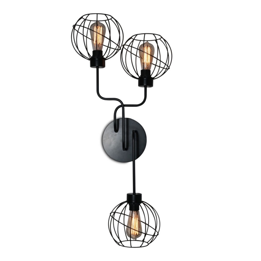 Væglampe ELECTRICO 3xE27/60W/230V
