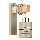 Væglampe ELEN 1xE27/35W/230V beige/gylden/brun