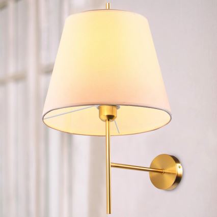 Væglampe ELENA 1xE27/20W/230V hvid