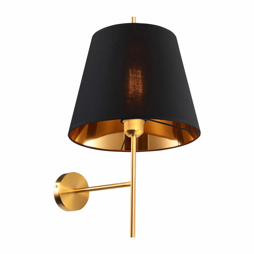 Væglampe ELENA 1xE27/20W/230V sort