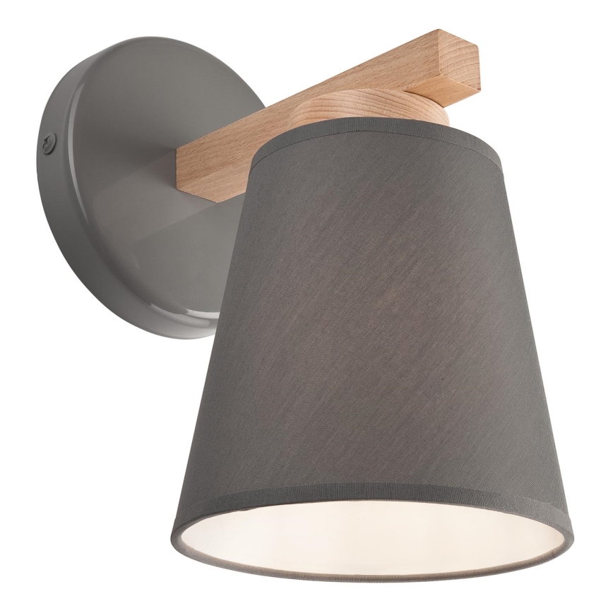 Væglampe ELLIE 1xE27/60W/230V bøg