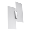 Væglampe FABIANO 2xE27/60W/230V hvid/skinnende krom