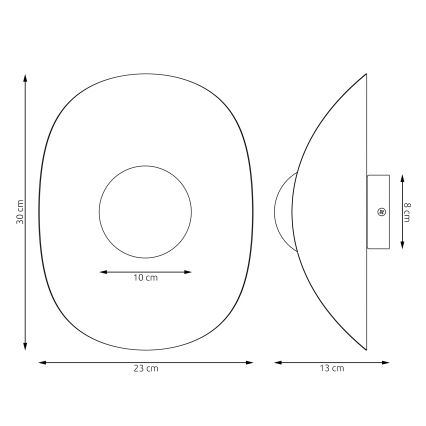 Væglampe FIERO 1xG9/8W/230V hvid