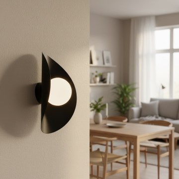 Væglampe FIERO 1xG9/8W/230V sort