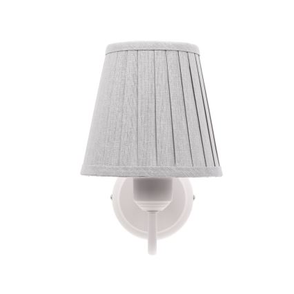 Væglampe FIREZ 1xE27/40W/230V hvid/grå