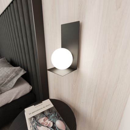 Væglampe FORM 1xE14/10W/230V sort