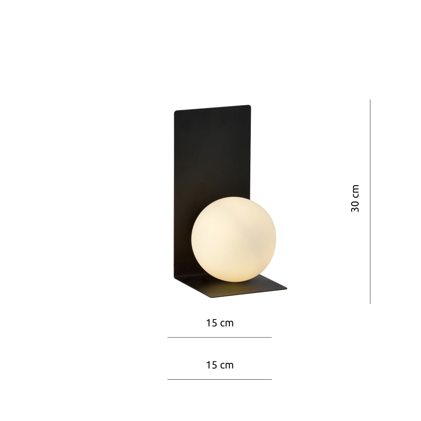 Væglampe FORM 1xE14/10W/230V sort