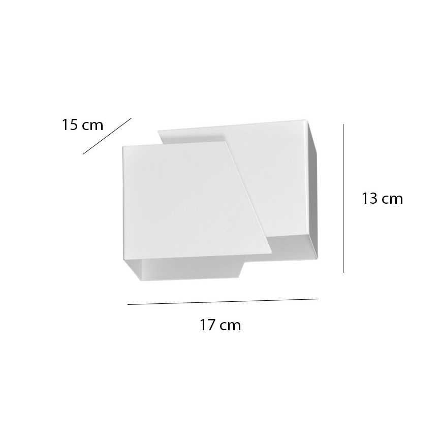 Væglampe FROST 1xG9/8W/230V hvid