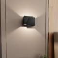 Væglampe FROST 1xG9/8W/230V sort