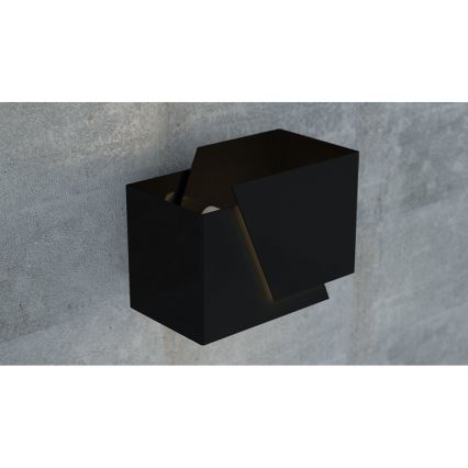 Væglampe FROST 1xG9/8W/230V sort