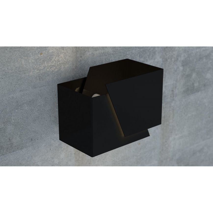Væglampe FROST 1xG9/8W/230V sort