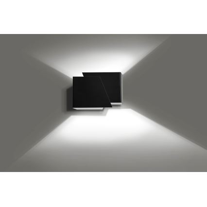 Væglampe FROST 1xG9/8W/230V sort