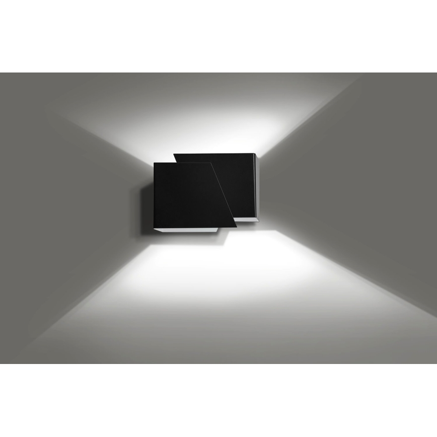 Væglampe FROST 1xG9/8W/230V sort