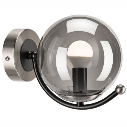 Væglampe GEORGIA 1xE14/5W/230V mat krom/røget