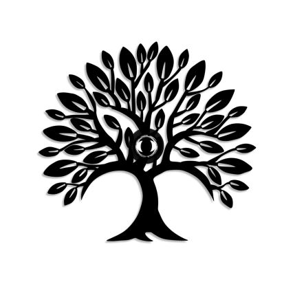 Væglampe HEART TREE 1xE27/40W/230V sort