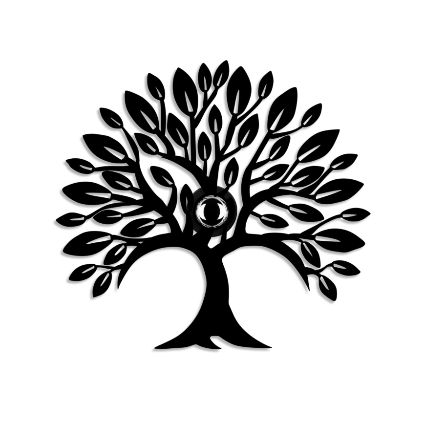 Væglampe HEART TREE 1xE27/40W/230V sort