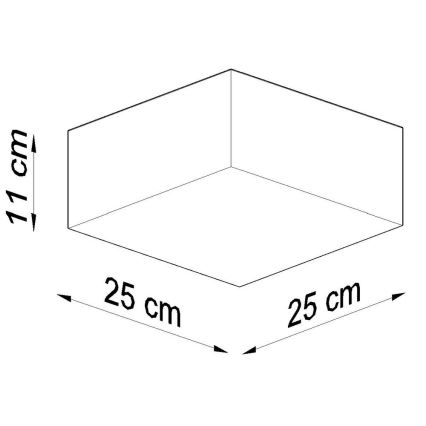 Væglampe HORUS 1xE27/60W/230V sort