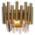 Væglampe i krystal MADISON 2xE14/40W/230V guldfarvet