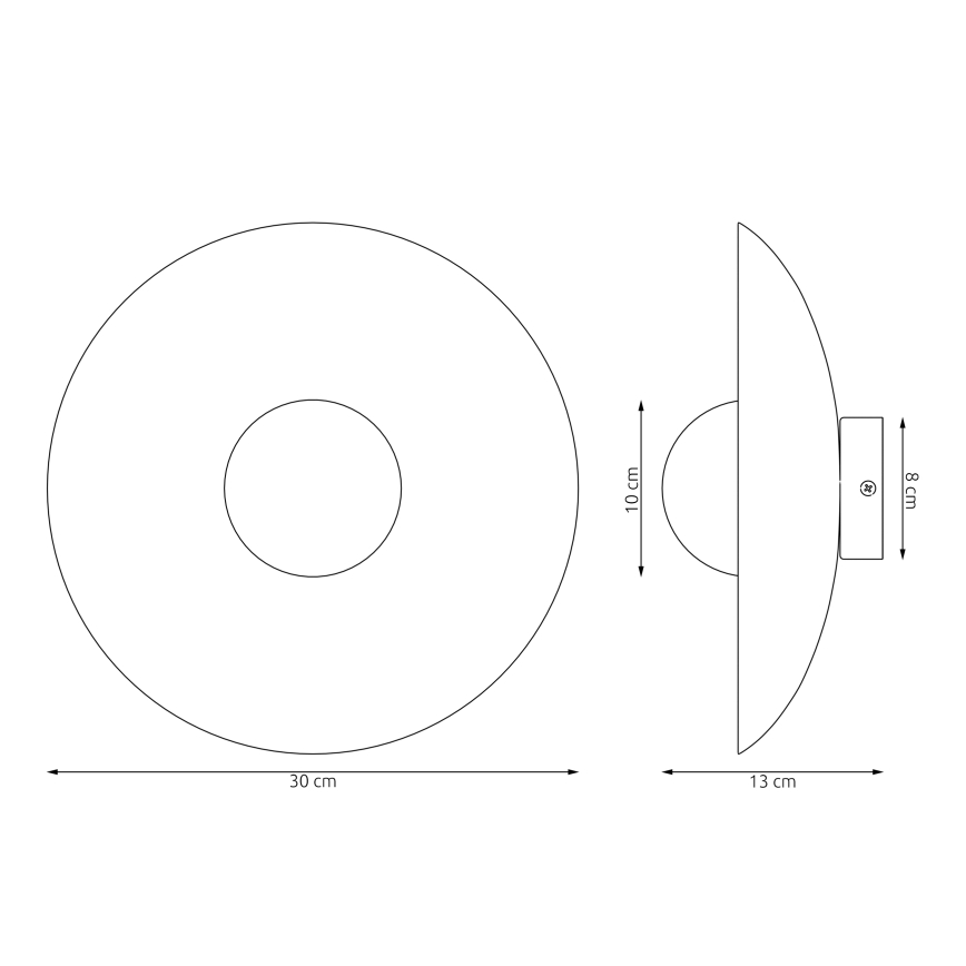 Væglampe INSPO 1xG9/8W/230V hvid
