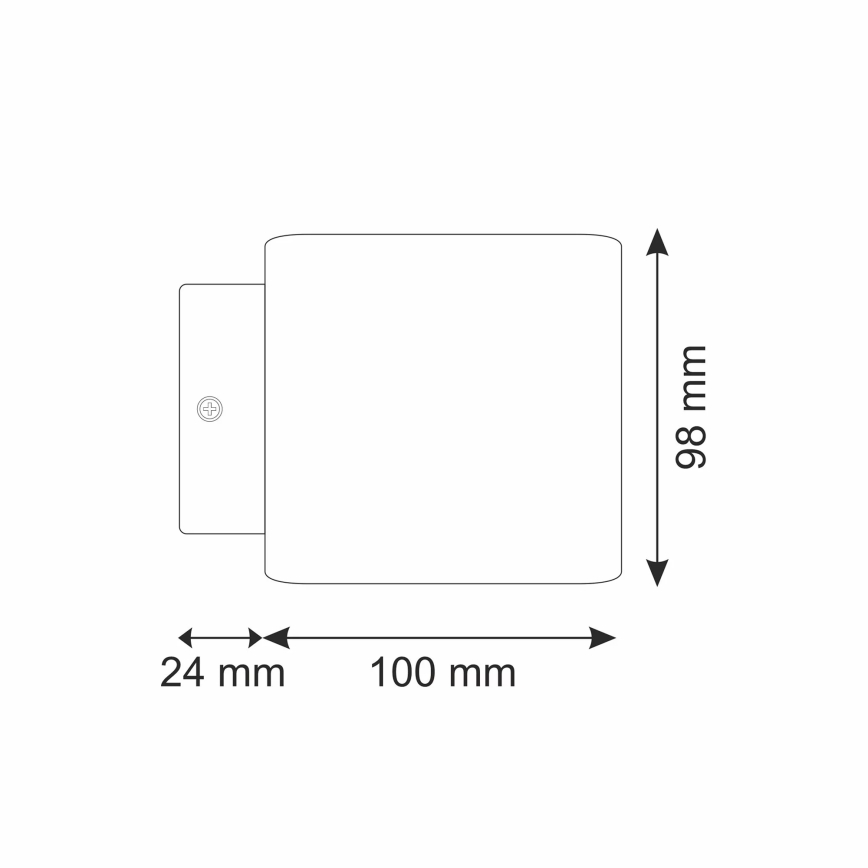 Væglampe IZAR 1xG9/10W/230V