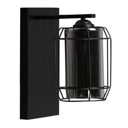 Væglampe JONERA 1xE27/40W/230V sort