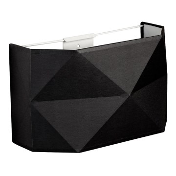 Væglampe KANTOOR 1xE27/15W/230V sort