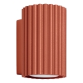 Væglampe KARBON 1xGU10/10W/230V rød