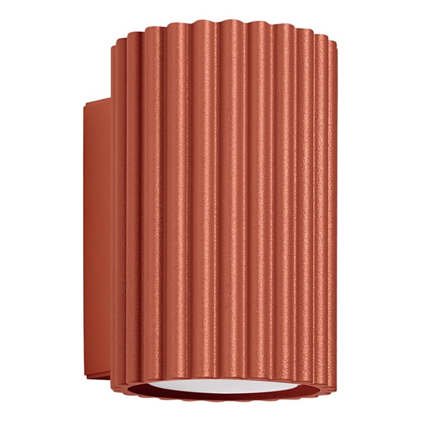 Væglampe KARBON 1xGU10/10W/230V rød