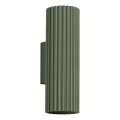 Væglampe KARBON 2xGU10/10W/230V grøn