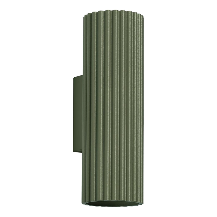 Væglampe KARBON 2xGU10/10W/230V grøn