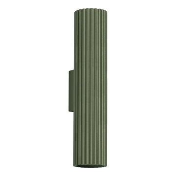 Væglampe KARBON 2xGU10/10W/230V grøn