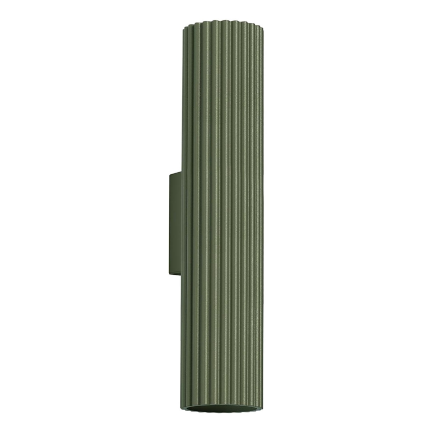 Væglampe KARBON 2xGU10/10W/230V grøn