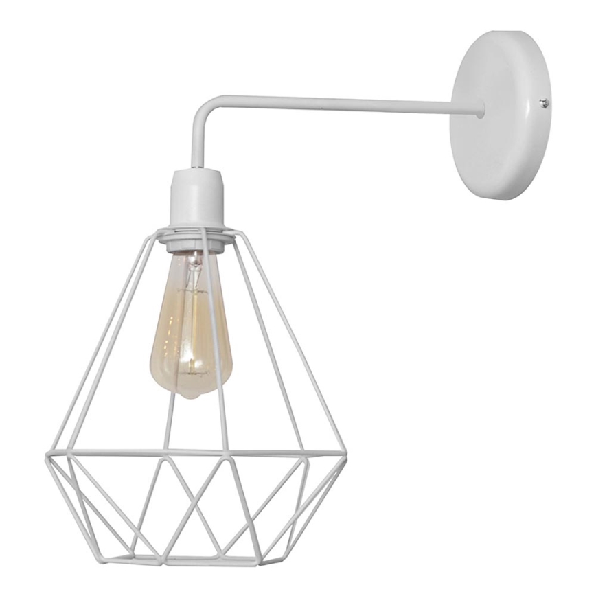 Væglampe KARO 1xE27/15W/230V hvid