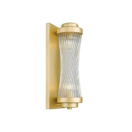 Væglampe KAROLINA 2xE14/40W/230V guld