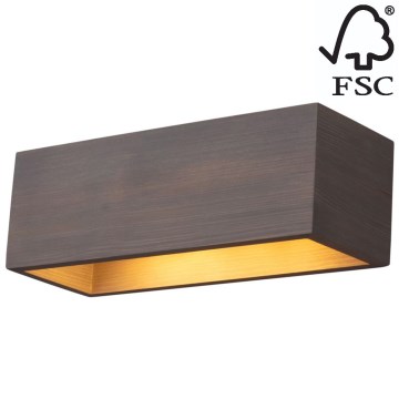 Væglampe KENZO 2xG9/6W/230V fyrretræ - FSC-certificeret