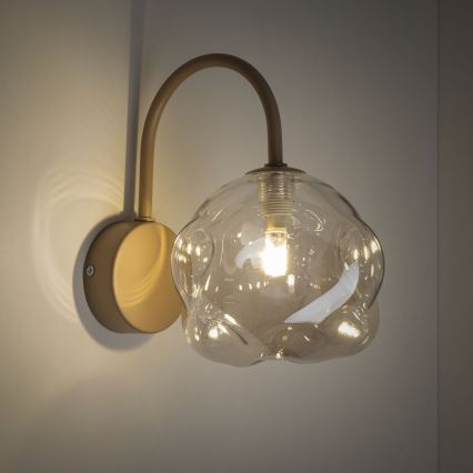 Væglampe LAVA 1xG9/8W/230V beige/røget beige